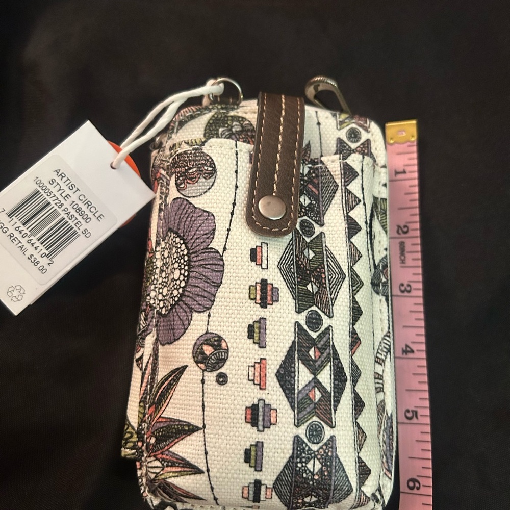 Sakroots Multicolor Patterned Crossbody Wallet - Picture 2 of 5